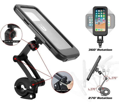 Motorcycle Bike Mobile Phone Holder – Ride Smart, Stay Connected
