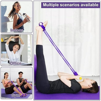 Yoga Pedal Puller Resistance Band Fitness Equipment – Total Body Toning at Home