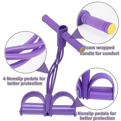 Yoga Pedal Puller Resistance Band Fitness Equipment – Total Body Toning at Home