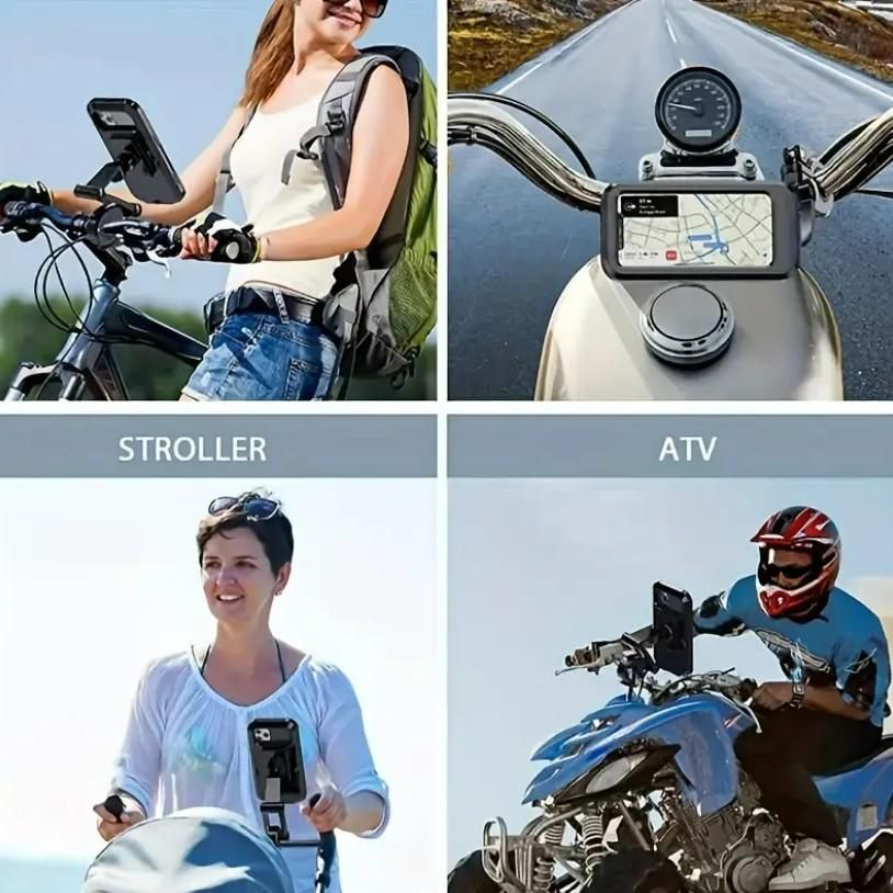 Motorcycle Bike Mobile Phone Holder – Ride Smart, Stay Connected