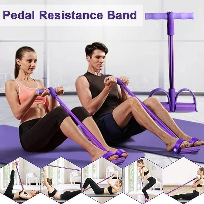 Yoga Pedal Puller Resistance Band Fitness Equipment – Total Body Toning at Home