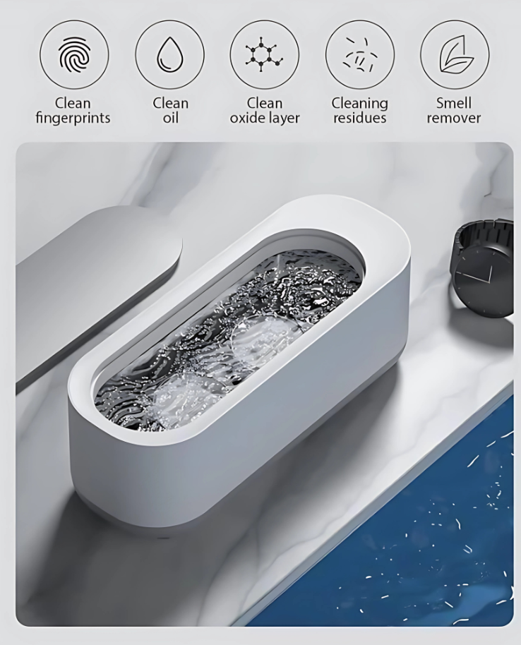 Ultrasonic Cleaner – Deep Clean in Seconds! (Battery Not Included)